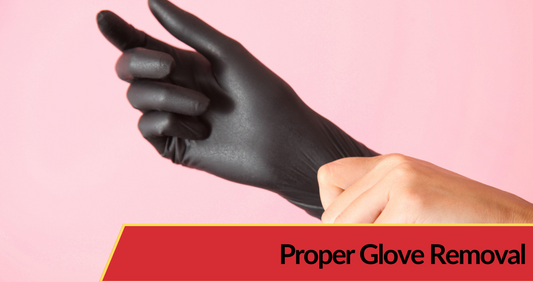How to properly Remove Nitrile Gloves