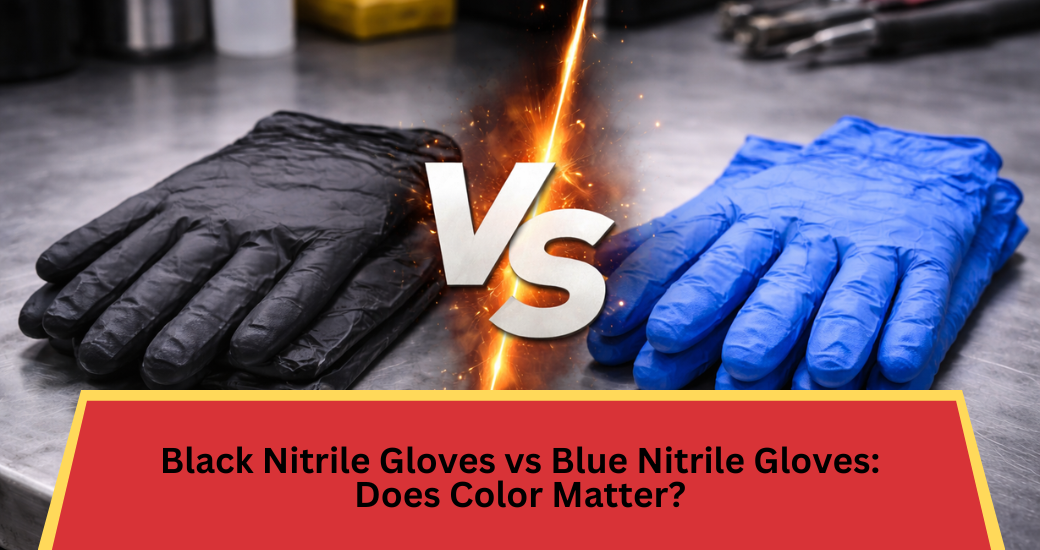 Black Nitrile Gloves vs Blue Nitrile Gloves: Does Color Matter?