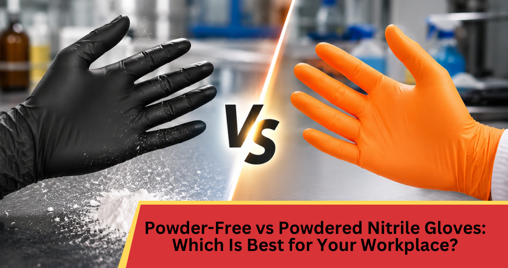 Powder-Free vs Powdered Nitrile Gloves: Which Is Best for Your Workplace?