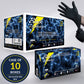 Black Nitrile Gloves; 6 mil Black Nitrile Gloves